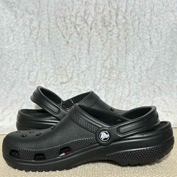 Crocs Heelys Unisex Black Iconic Classic SlipOns Sandal Shoes Wheels SZ M & W 8 - Picture 7 of 11